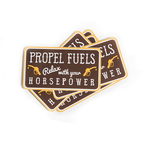 Relax with your Horsepower Decal - 4"