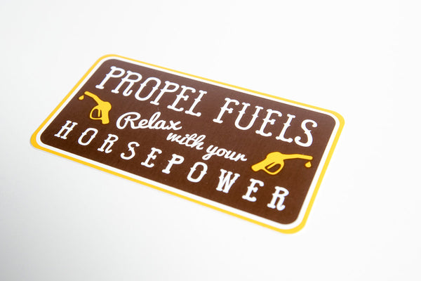 Relax with your Horsepower Decal - 4"