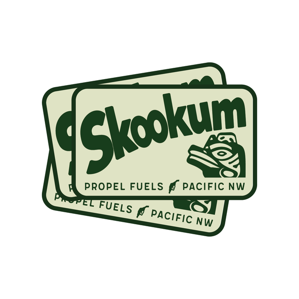 Green Skookum Decal - 3.75"
