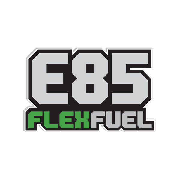 Flex Fuel E85 Decal 3.75"